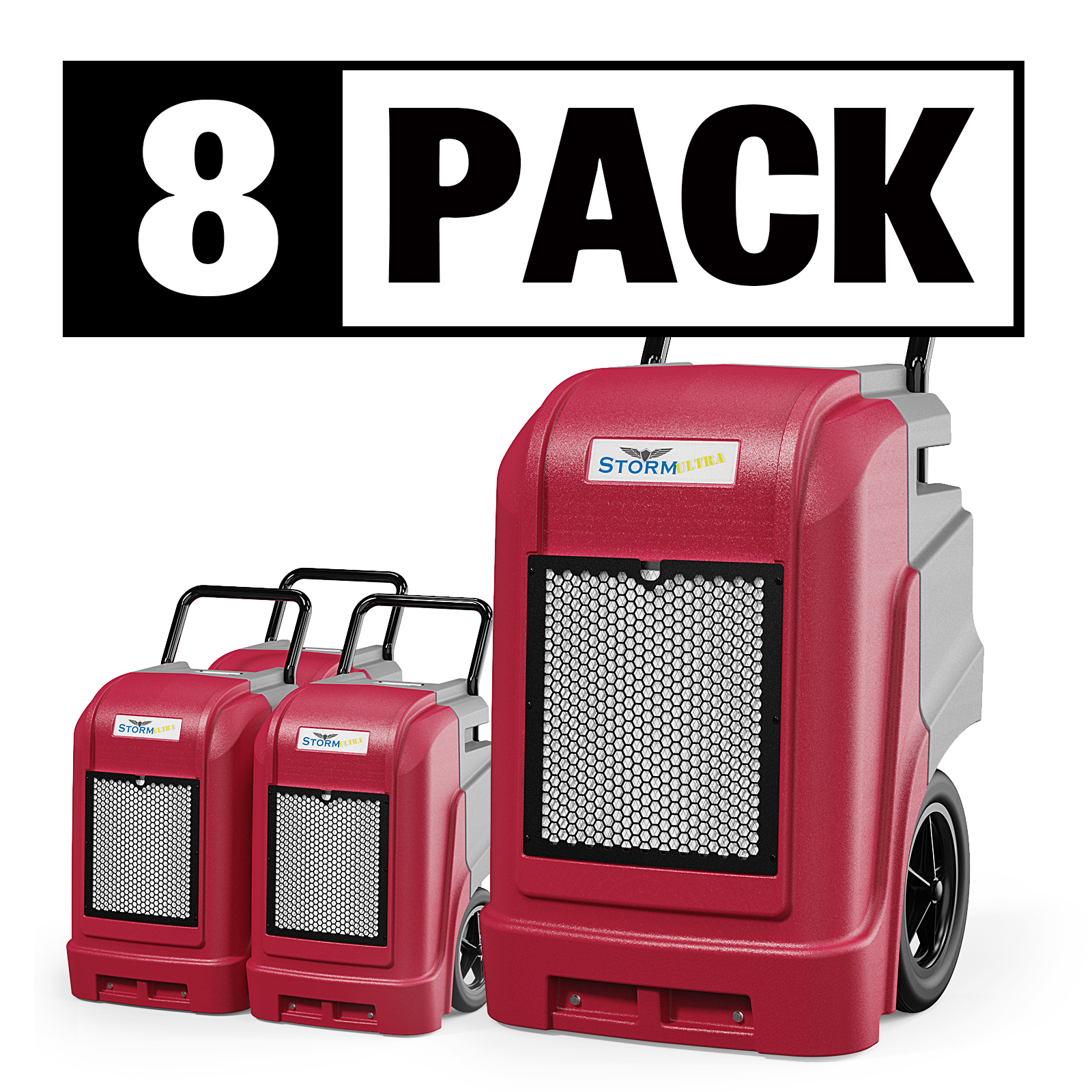 ALORAIR® Wholesale Package of Storm Ultra 90 PPD Commercial Restoration Dehumidifiers (Pack of 4/8)