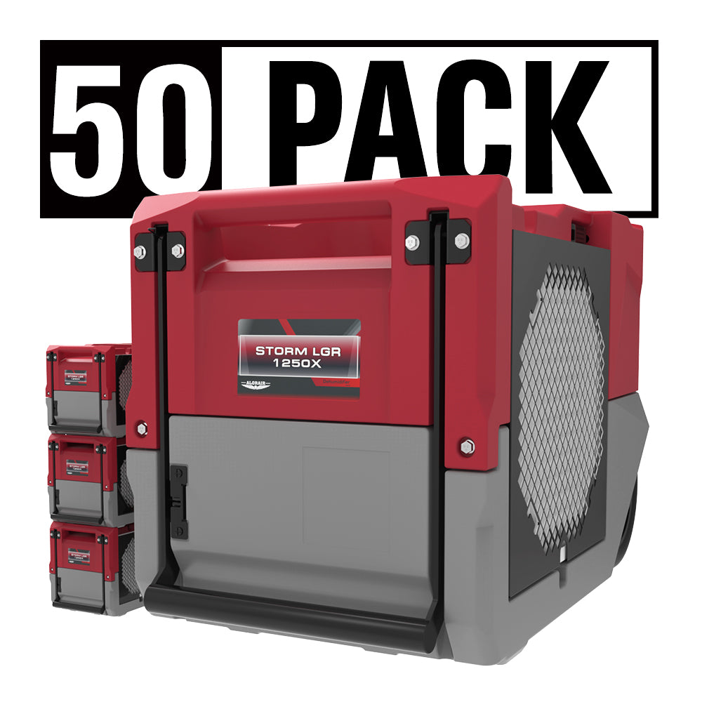 AlorAir Wholesale Package of Storm LGR 1250X Smart Wi-Fi 125 PPD Commercial Dehumidifier (pack of 4/8/50)