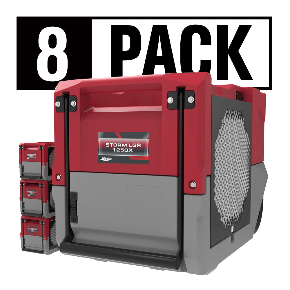 AlorAir Wholesale Package of Storm LGR 1250X Smart Wi-Fi 125 PPD Commercial Dehumidifier (pack of 4/8/50)