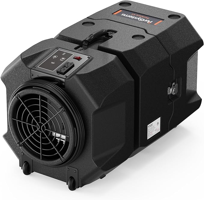 PuriCare S1 Commercial HEPA Air Scrubber Negative Air Machine With 2 Stage Filtration | Alorair