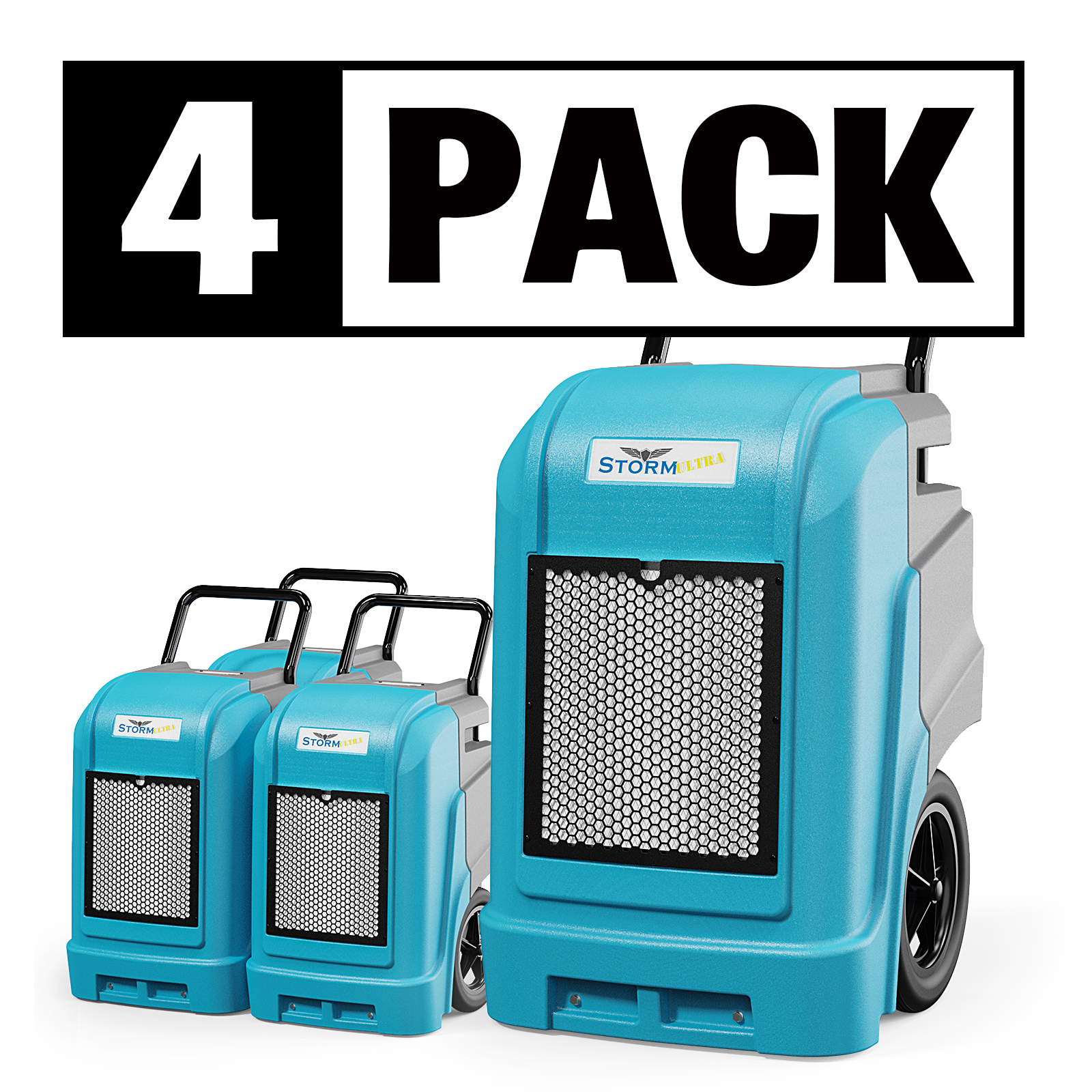 ALORAIR® Wholesale Package of Storm Ultra 90 PPD Commercial Restoration Dehumidifiers (Pack of 4/8)