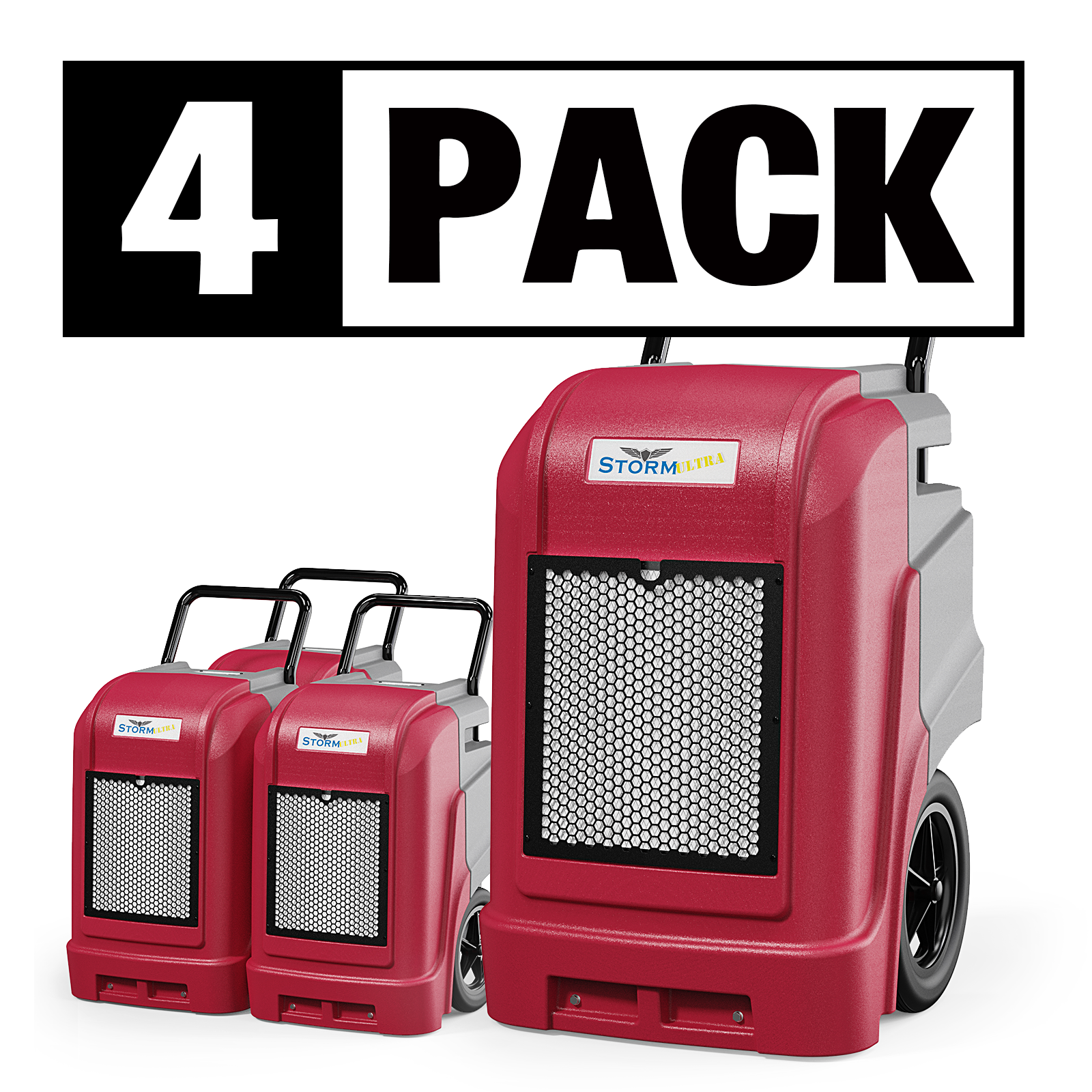 ALORAIR® Wholesale Package of Storm Ultra 90 PPD Commercial Restoration Dehumidifiers (Pack of 4/8)