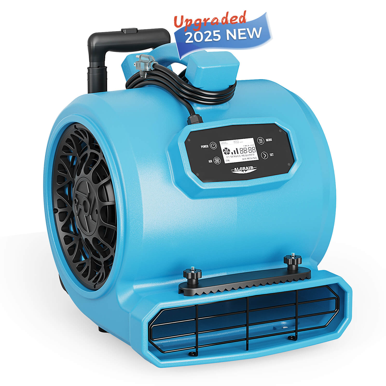 Alorair® 4000 CFM Air Mover with Timer, Handle Wheelkit and Carpet Buckles for Floor Drying Blower Fan | GE4000HCW