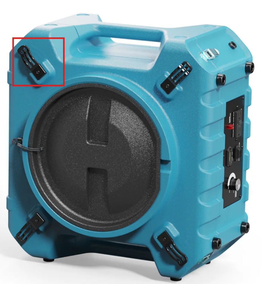 AlorAir PureAiro HEPA Pro 870 Air Scrubber- Power Cord Holder Clip