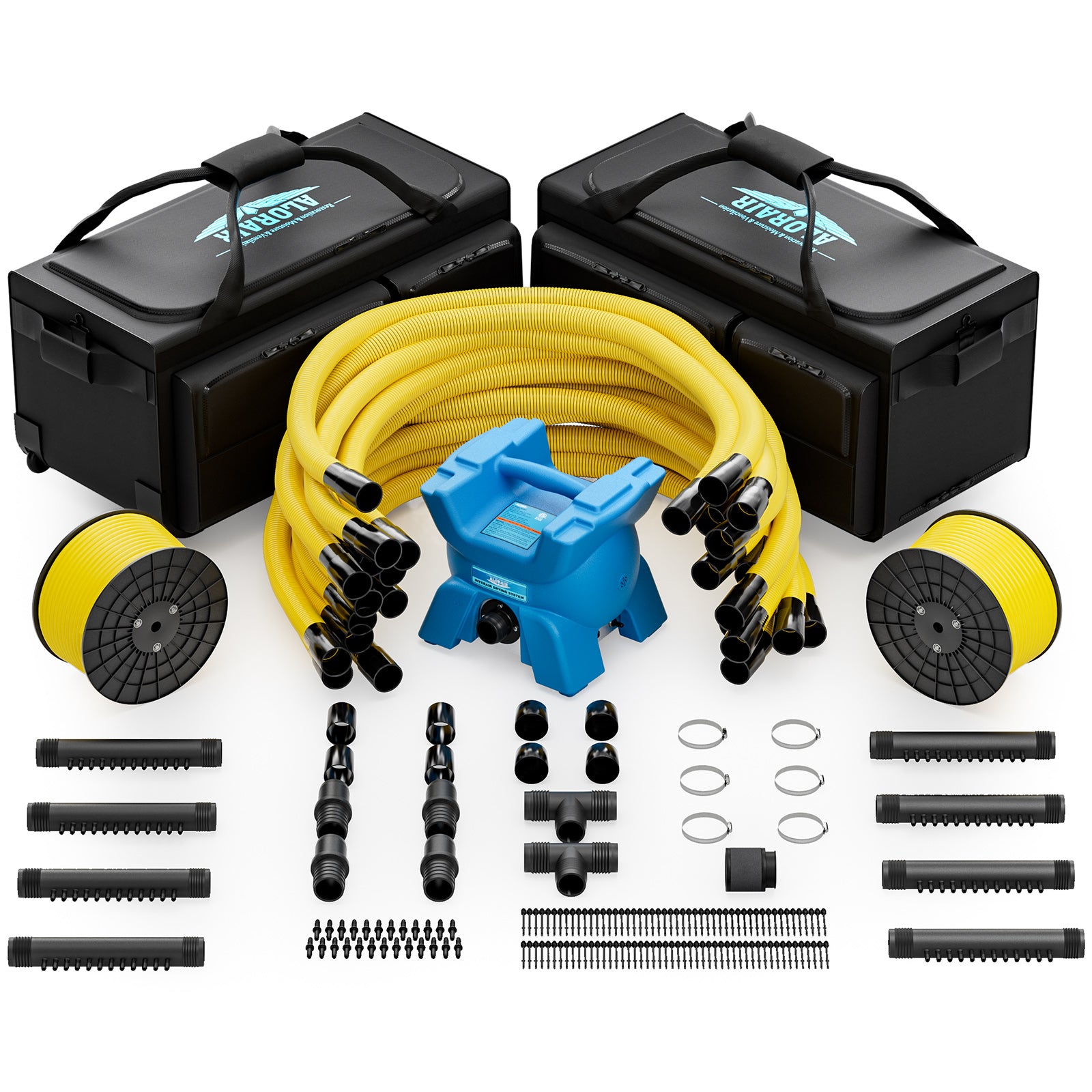AlorAir® Wall Cavity Drying System-Brushless Motor Air mover for Fast Wall & Water Damage Restoration | Air Drying System