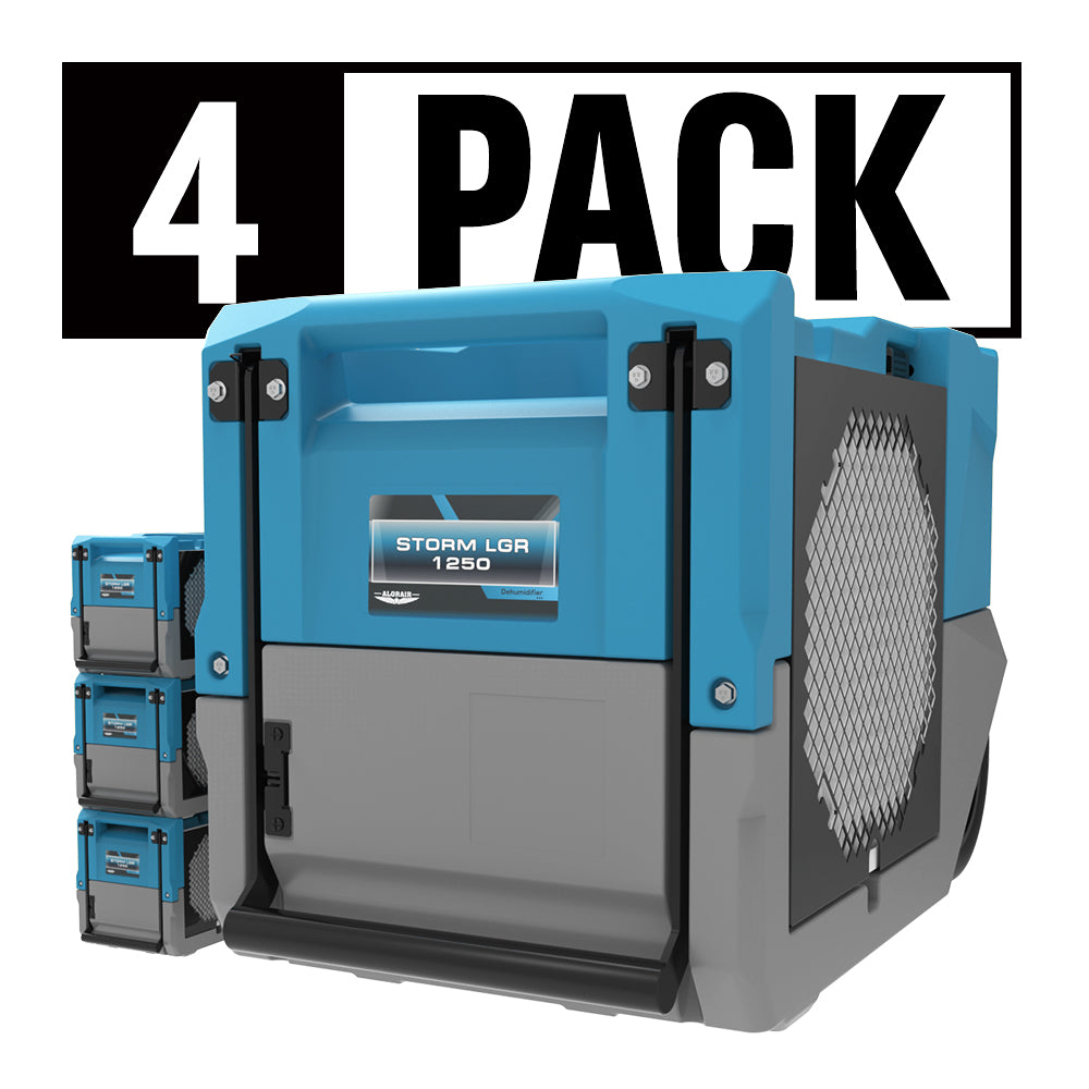 AlorAir Wholesale Package of LGR 1250 Industrial Commercial Dehumidifier, 125 Pint Dehumidifier with Pump (pack of 4/8/50)