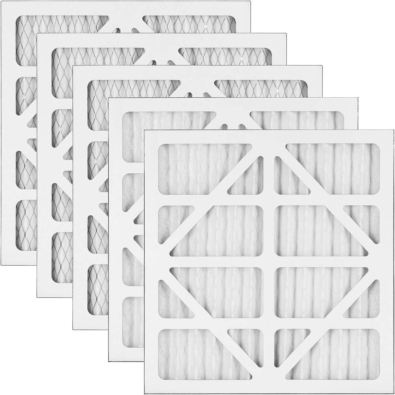 AlorAir MERV-10 Filter Replacement Set for CleanShield HEPA 550 Air Scrubber (Pack of 5)