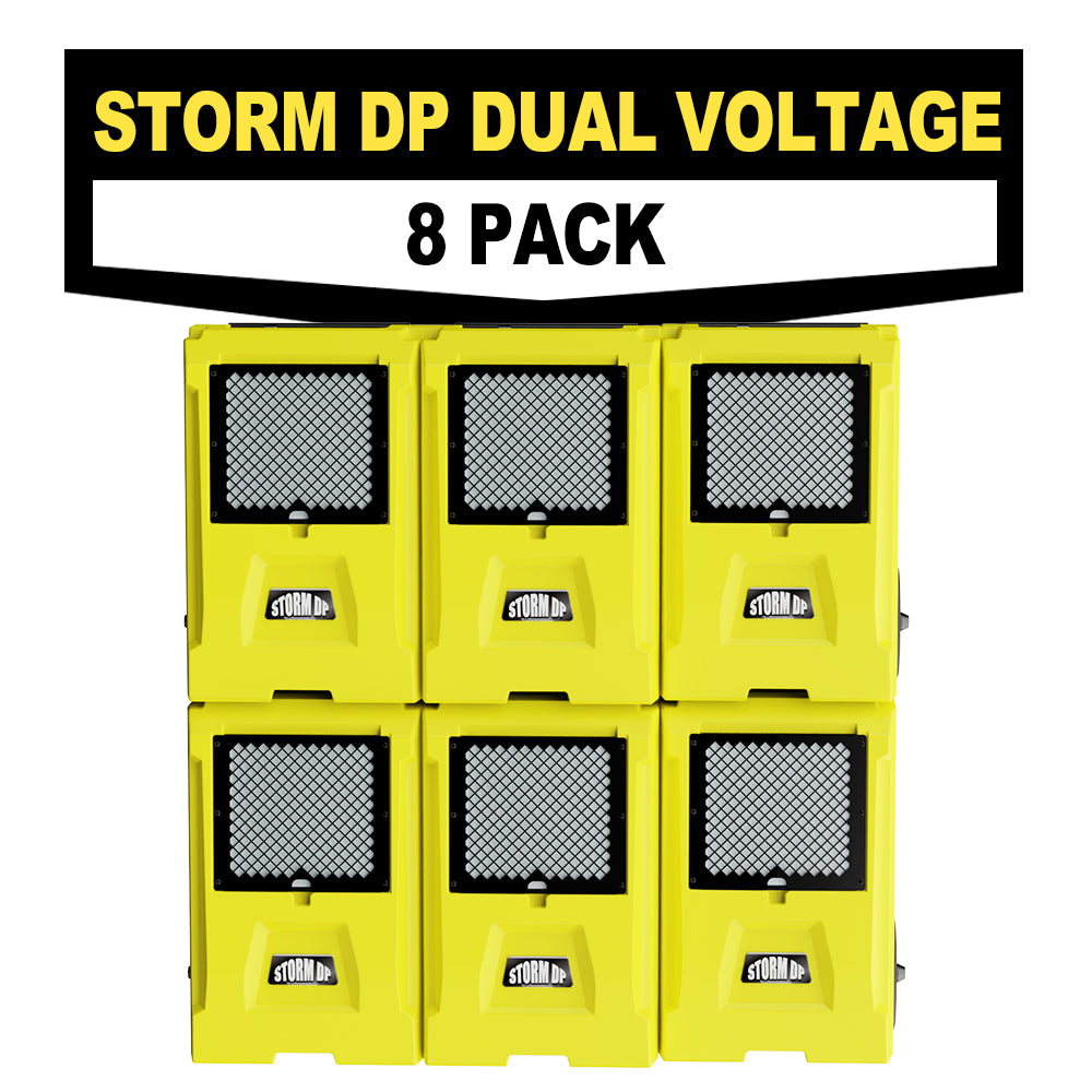 AlorAir Storm DP Smart WiFi Commercial Crawl Space/Basement Dehumidifier 50 Pints with Condensate Pump New STORM-DP-YELLOW