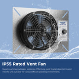 ALORAIR 540 CFM IP-55 Grade Crawlspace Ventilation Fans, 8.7 in Basement Vent Fans with Isolation Mesh