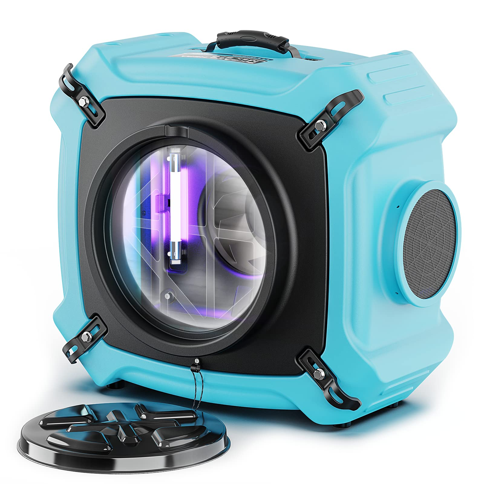 PureAiro HEPA Max 870 Air Scrubber UV-C Light Sterilization 3-Stage Filtration Negative Machine | Alorair