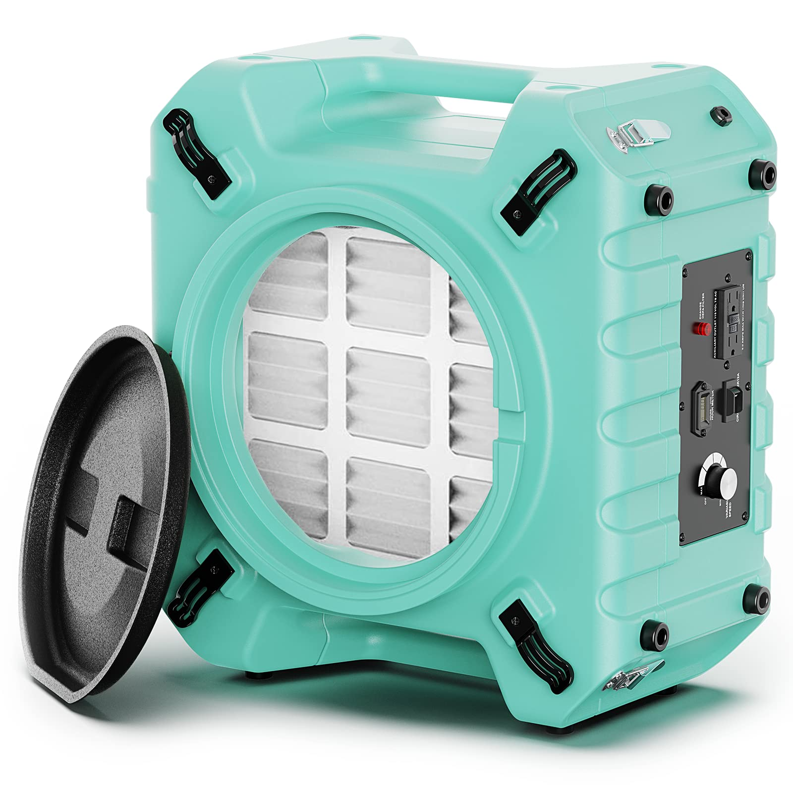 PureAiro HEPA Pro 770 Industrial Air Scrubber Negative Air Machine with 3 Stage Filter System, 10 Years Warranty | Alorair