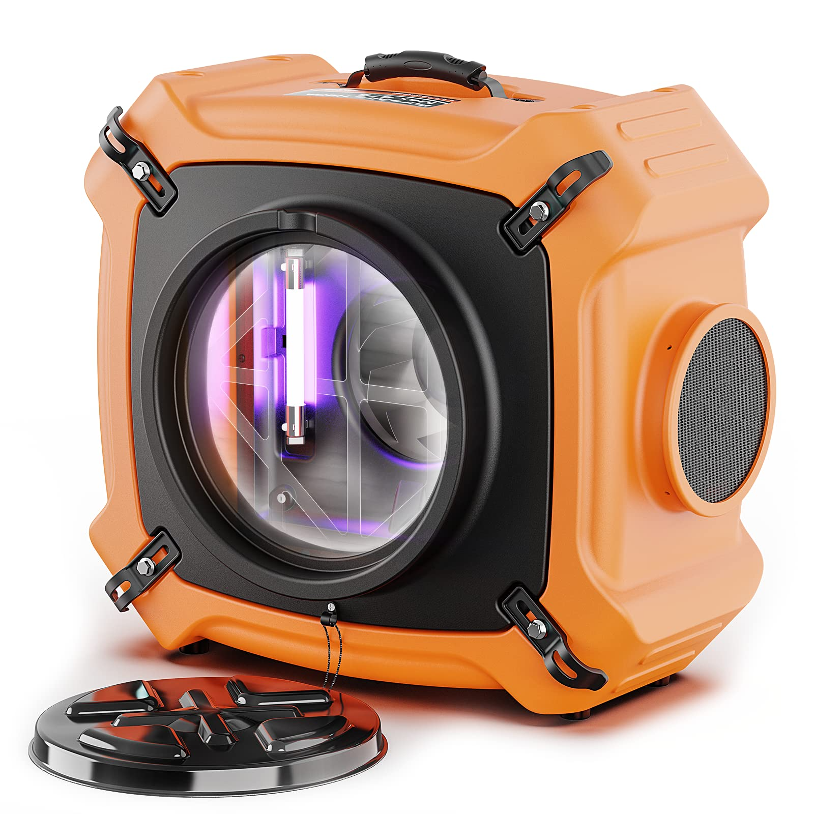 PureAiro HEPA Max 970 Professional 3 Stage Filtration Air Scrubber, Negative Machine Air Cleaner with UV-C Light, 10 Years Warranty | Alorair