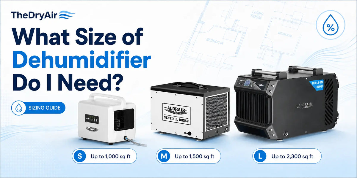 What Size of Dehumidifier Do I Need?