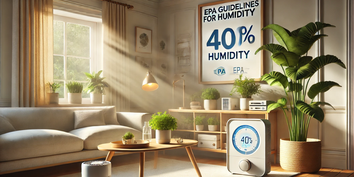 What are the EPA guidelines for humidity?