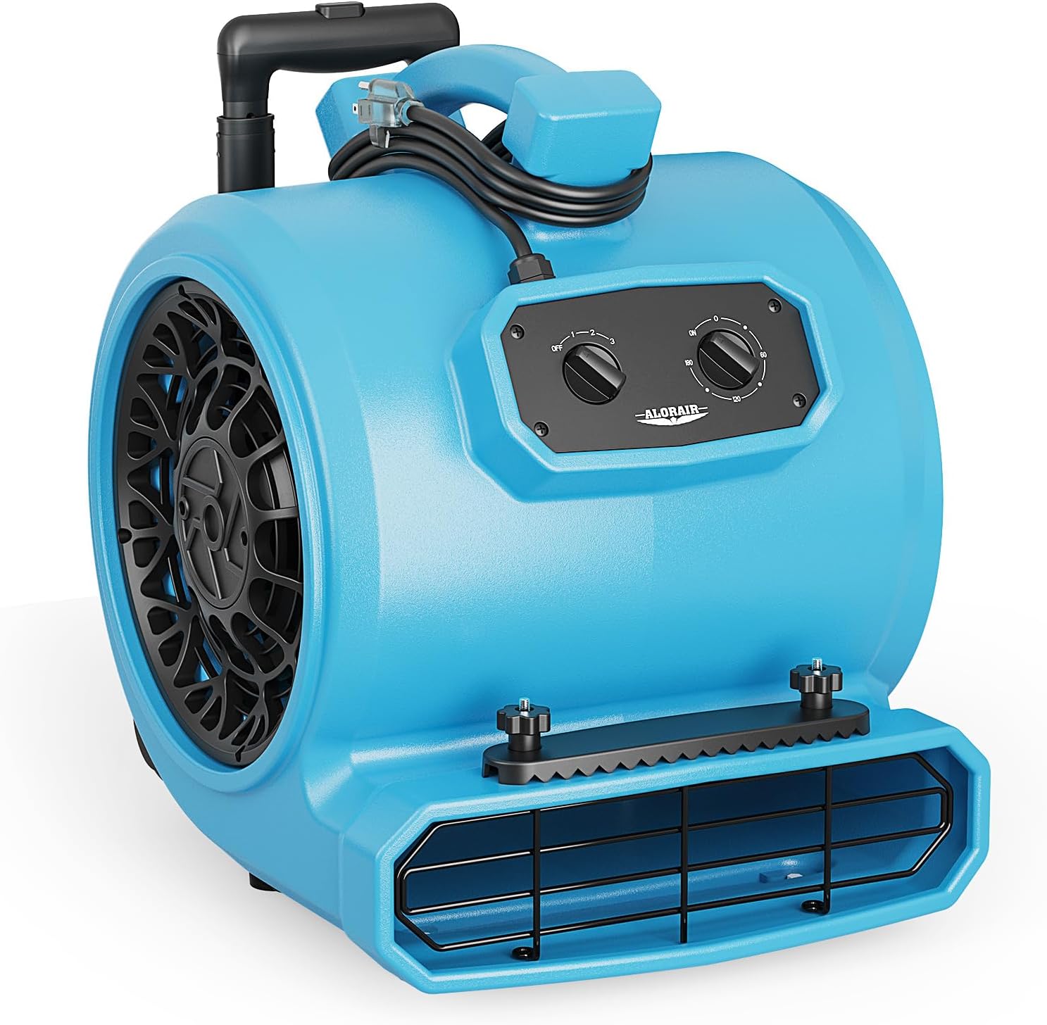 Alorair® 4000 CFM Air Mover with Timer, Handle Wheelkit and Carpet Buckles for Floor Drying Blower Fan | GE4000HTC