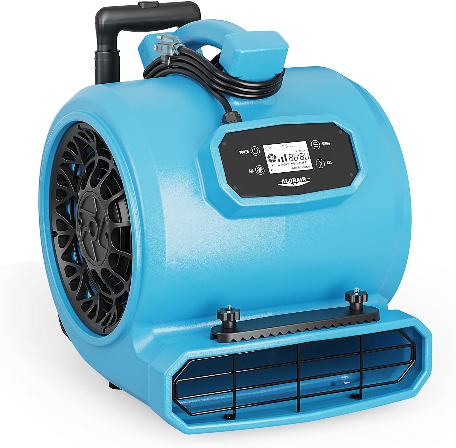 Alorair® 4000 CFM Air Mover with Timer, Handle Wheelkit and Carpet Buckles for Floor Drying Blower Fan | GE4000HCW