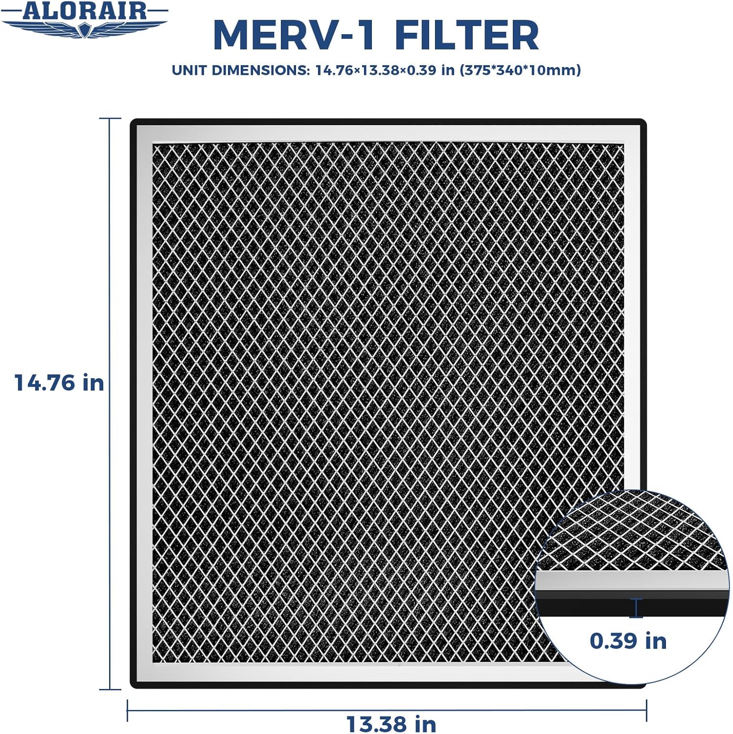 ALORAIR MERV-1 Filter for Sentinel Elite50X/60X/80X Commercial