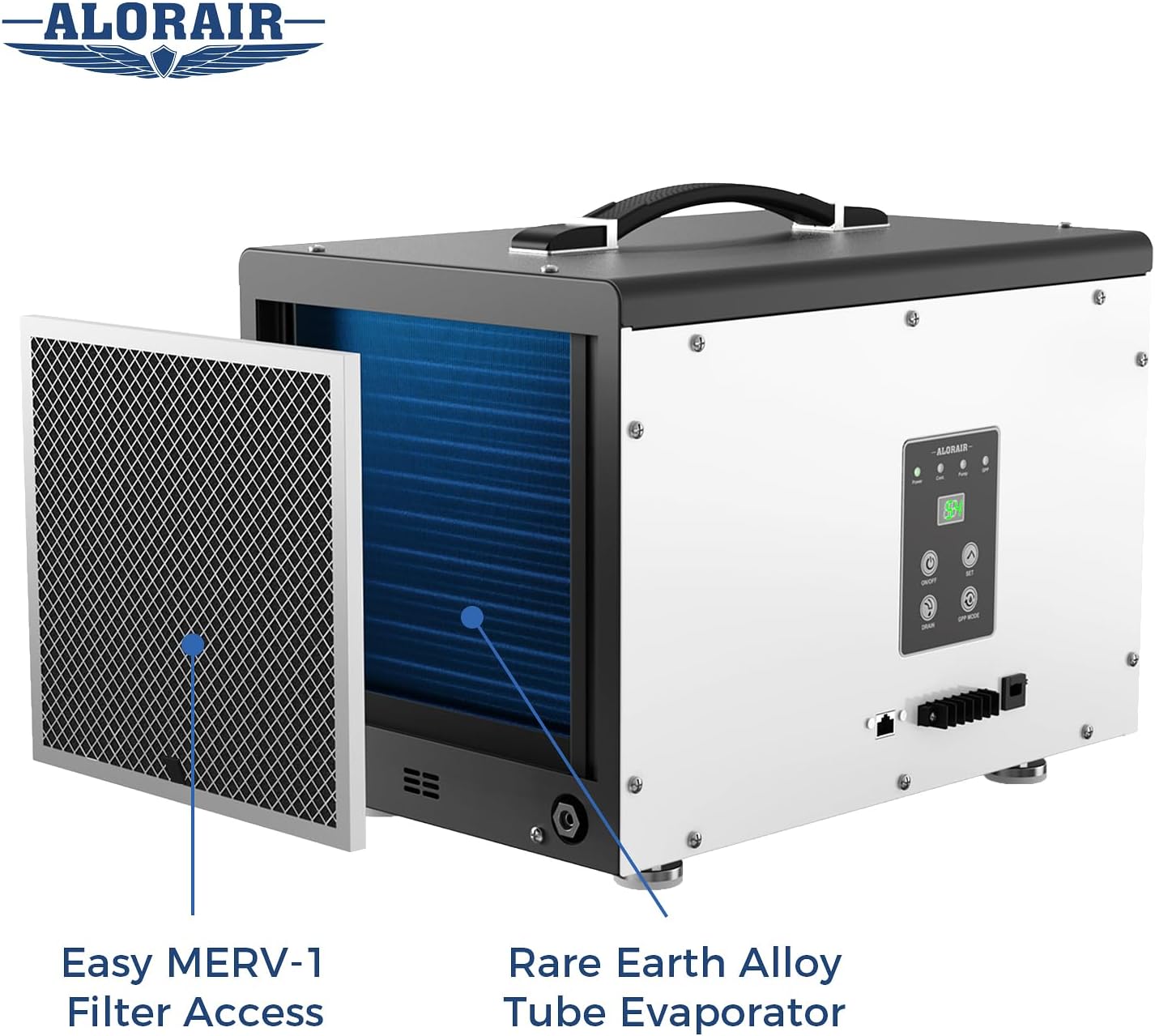 Alorair® Sentinel HD55 Dehumidifier for Basement & Crawl Space