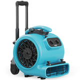 Alorair® 3000 CFM Air Mover with Timer, Handle Wheelkit and Carpet Buckles for Floor Drying Blower Fan | GE3000HTC