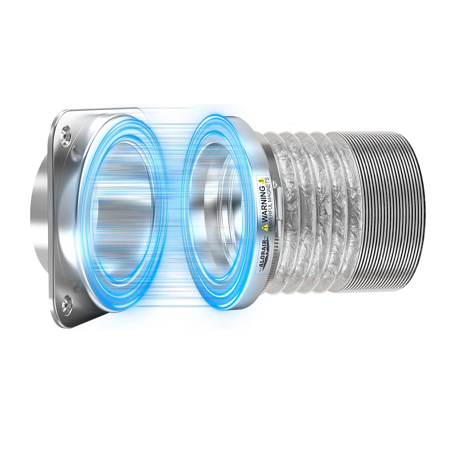 AlorAir Magnetic Dryer Vent Connector Kit, Airtight, Easy-Clean 4” Quick Connect with Hose & Clamps