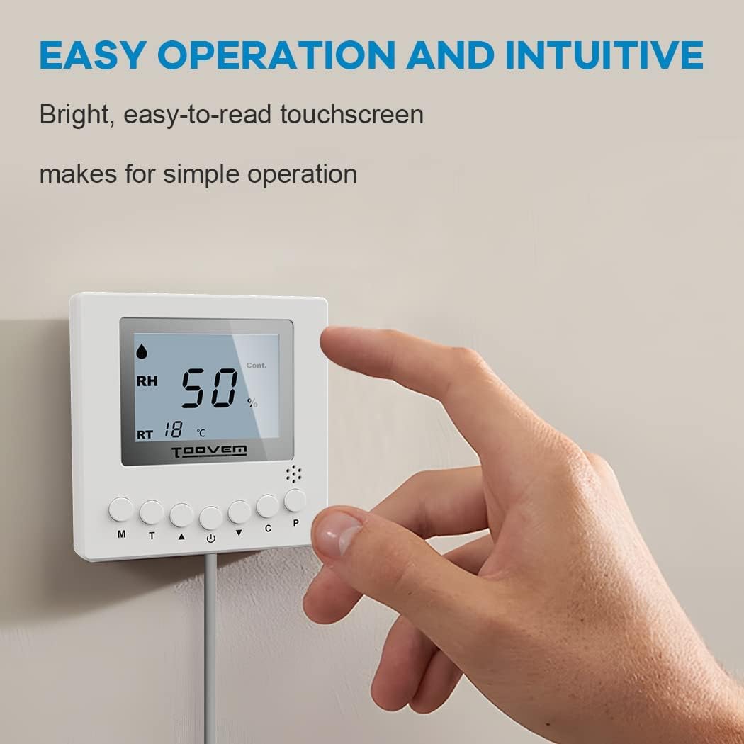 TooVem Remote Controller for Digital Humidity and Temperature - Thumbnail 3