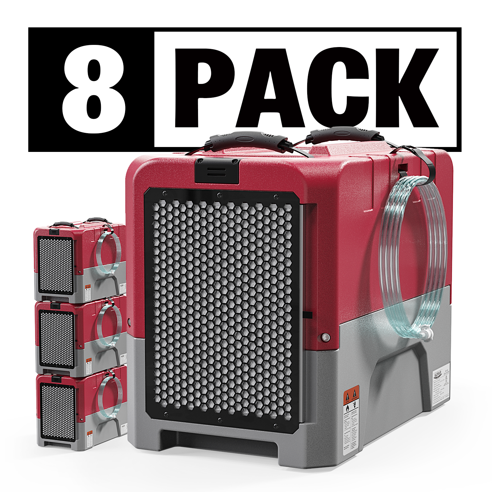 ALORAIR® Wholesale Package of Storm LGR Extreme 85 Pint Commercial Restoration Dehumidifiers (Pack of 4/8)