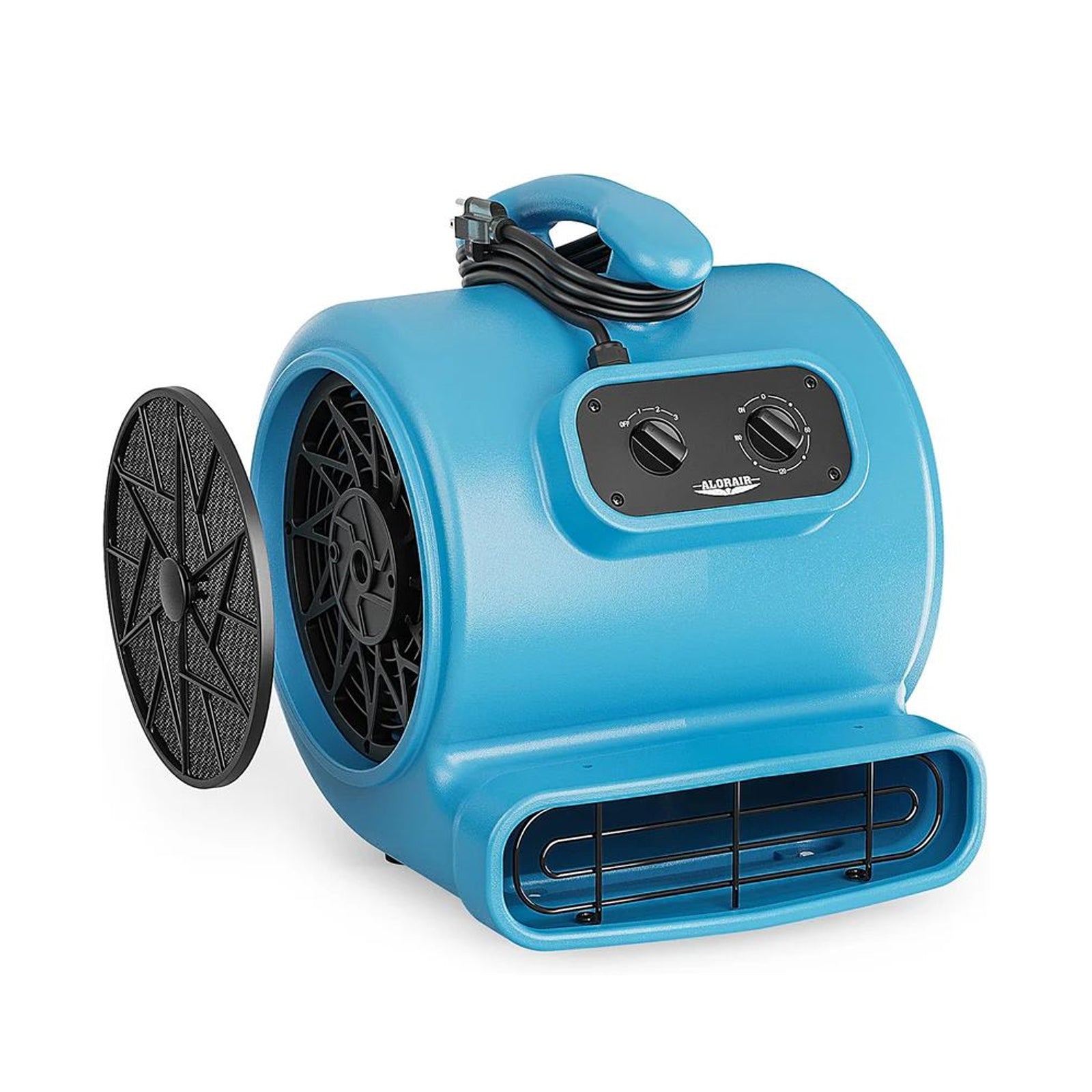 AlorAir® 3000 CFM Air Mover with Timer and MERV-1 Filter for Floor Drying Blower Fan | GE3000TF