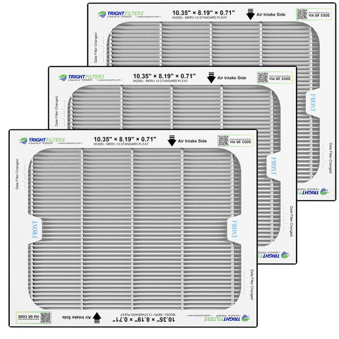 AlorAir 3 Pack MERV-13 Air Filter for Purecare 1050/1050IG Air Filtration System