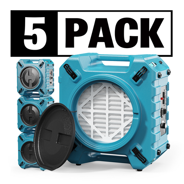ALORAIR® Wholesale Pack PureAiro HEPA Pro 870 Air Scrubber for Water Damage Restoration