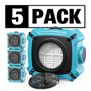 AlorAir Wholesale Pack PureAiro HEPA Max 870 Air Scrubber with UV-C Light   (Pack of 5/15/50)