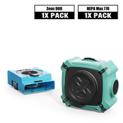 Alorair® Fire & Smoke Restoration Combo Pack, 1 x Air Mover and 1 x Scrubber  | Zeus 900 & Max/Pro 770