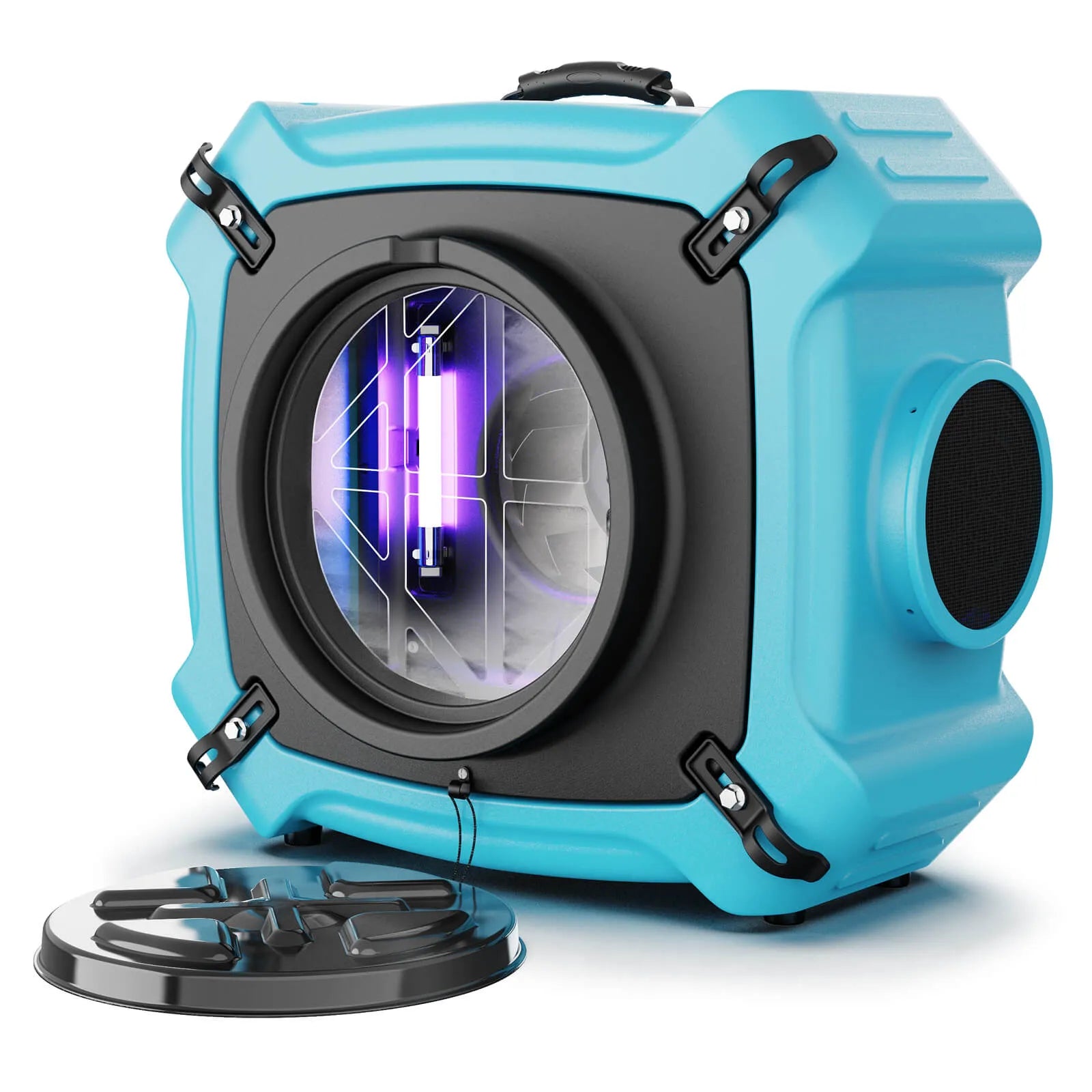 Alorair Water Damage Restoration Combo Pack, 1 X Storm LGR 1250X Smart WIFI Commercial Dehumidifier, 8 X Zeus 900 Air Mover, 1 X HEPA Max 870 Scrubber