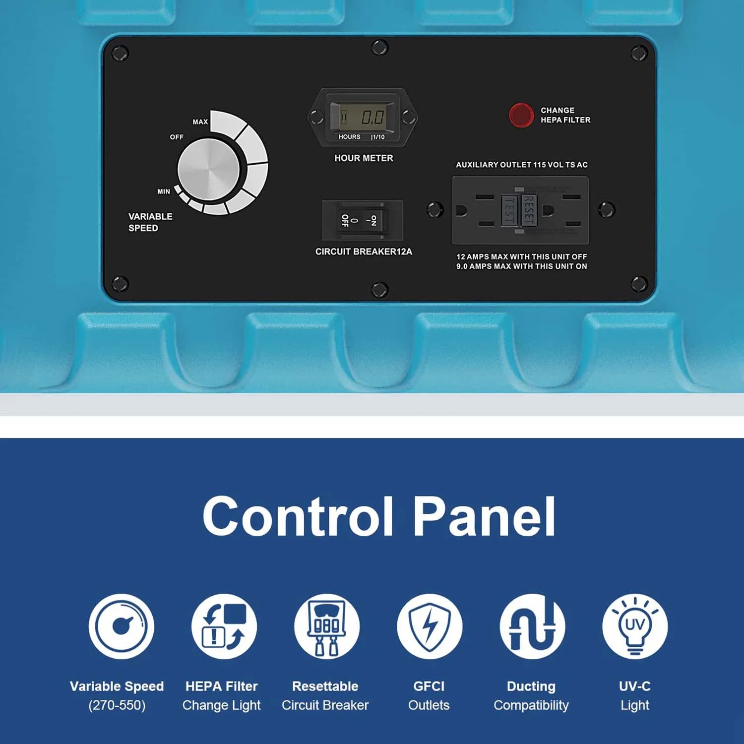 Alorair Water Damage Restoration Combo Pack, 1 X Storm SLGR 1250X Smart WIFI Commercial Dehumidifier, 8 X Zeus Extreme Air Mover, 1 X HEPA Pro 870 Scrubber