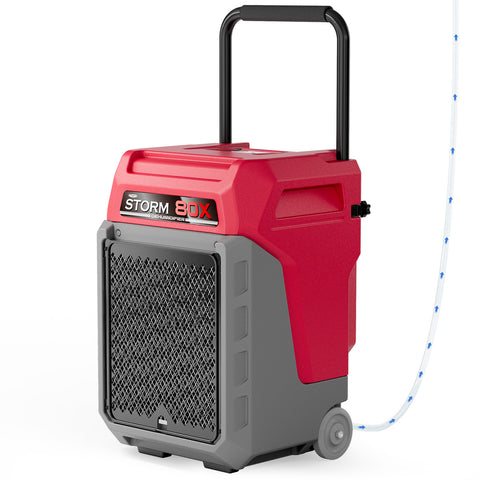 AlorAir® Storm 80X | 170 PPD Commercial Portable Dehumidifier with Pump for Water Damage Restoration