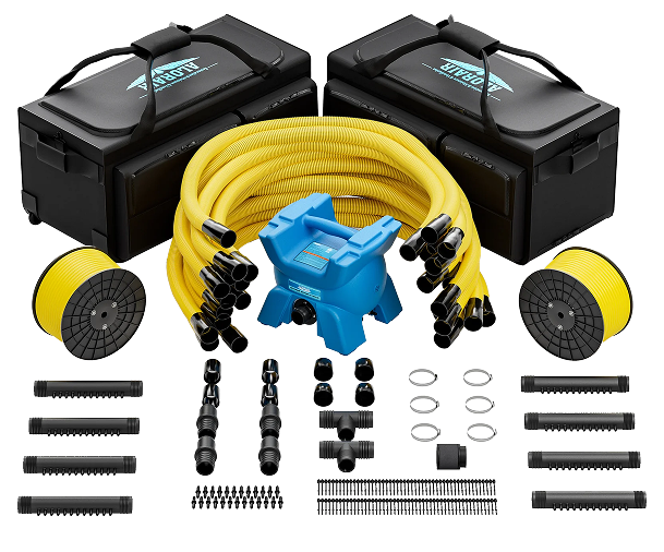 AlorAir® Wall Cavity Drying System-Brushless Motor Air mover for Fast Wall & Water Damage Restoration | Air Drying System