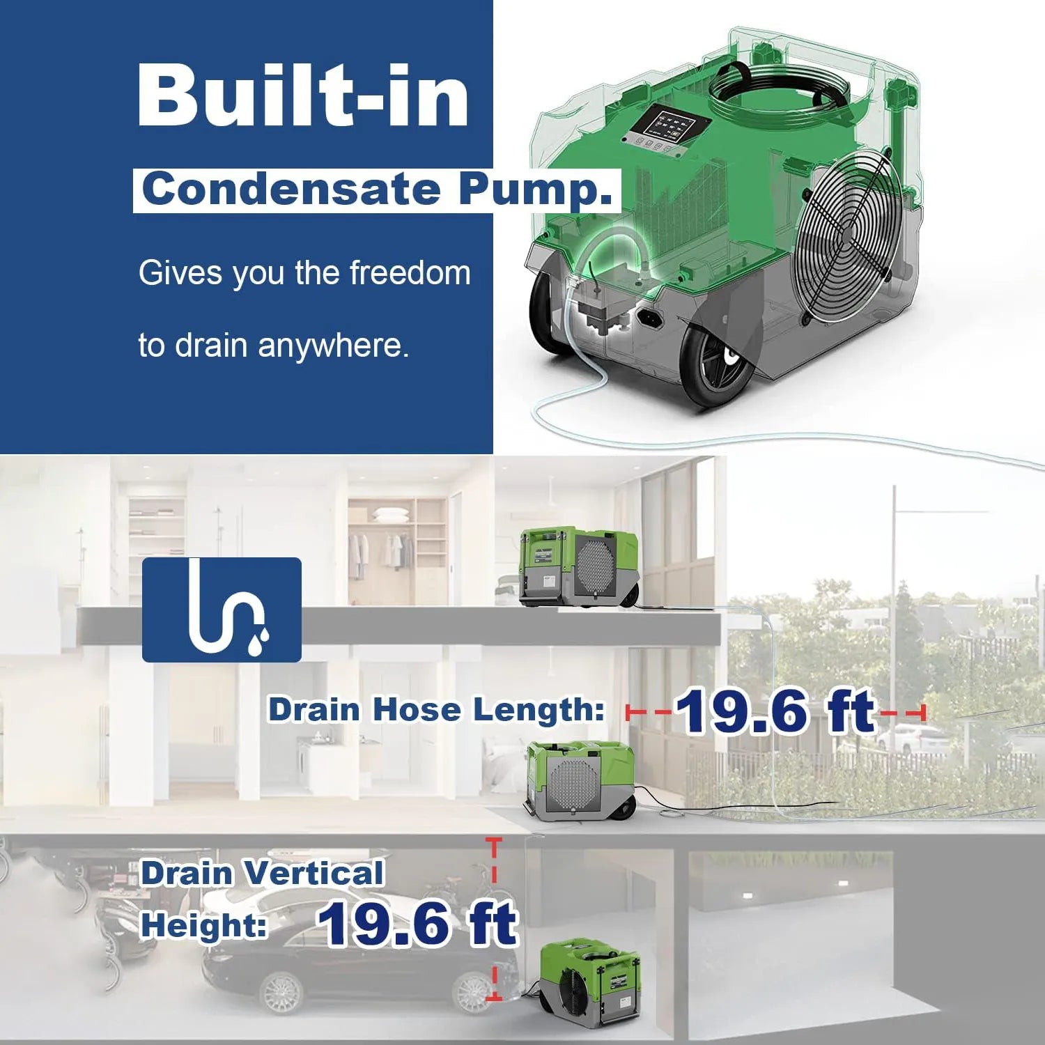 Alorair Mold Prevention Combo Pack, 1 X Storm LGR 1250 Commercial Dehumidifier, 4 X Zeus Extreme Air Mover, 1 X HEPA Pro 770 Air Scrubber