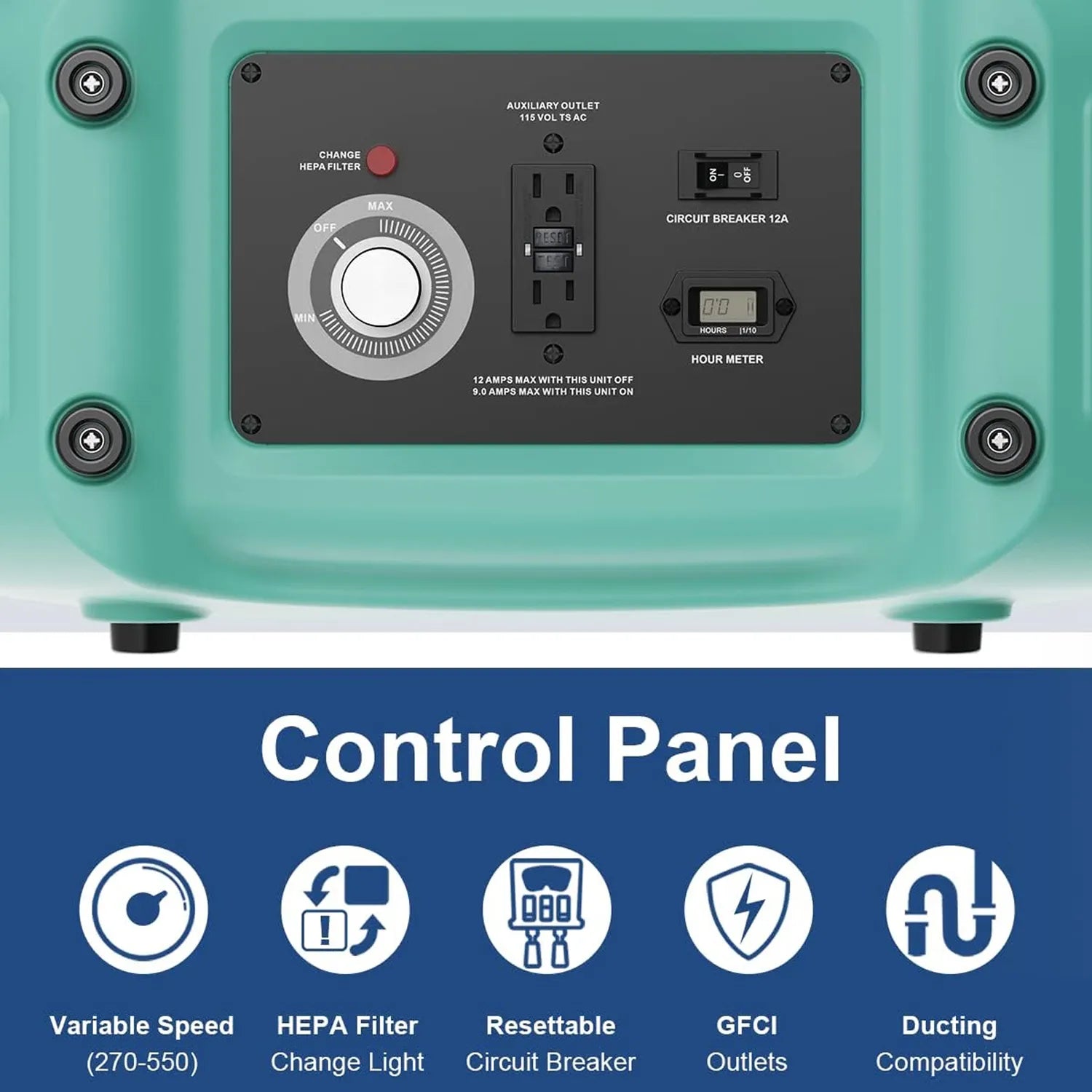 Alorair Mold Prevention Combo Pack, 1 X Storm LGR 850 Commercial Dehumidifier, 4 X Zeus 900 Air Mover, 1 X HEPA Max 770 Air Scrubber