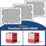 AlorAir 3 Pack MERV-13 Air Filter for Purecare 1050/1050IG Air Filtration System