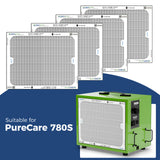 AlorAir 4 Pack MERV-13 Air Filter for Purecare 780S Air Filtration System