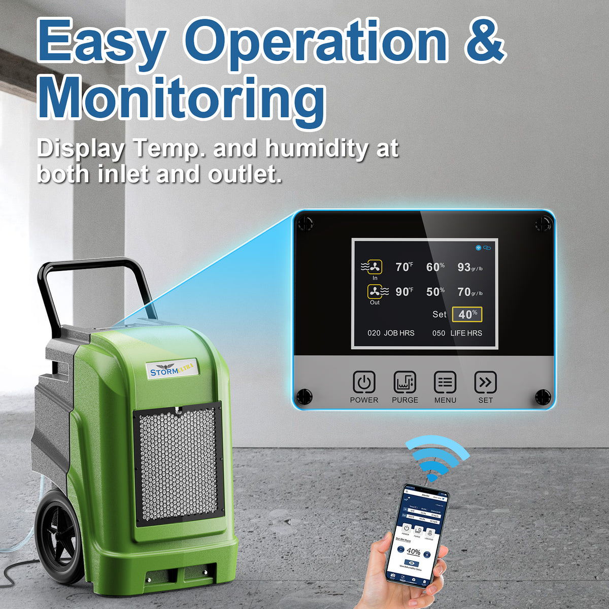 AlorAir Water Damage Restoration Combo Pack, 2 X Storm Ultra Dehumidifier, 6 X GE2000HCW Air Mover, 2 X HEPA 550 Air Scrubber