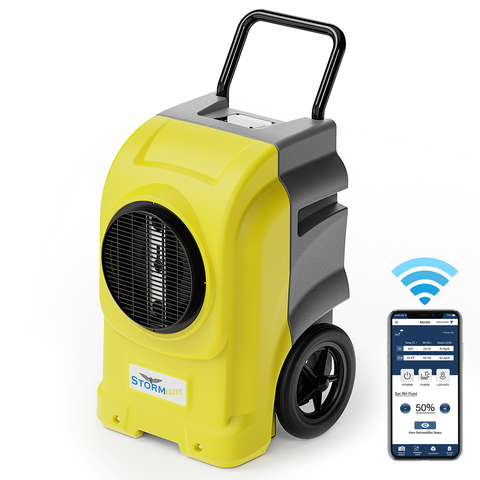 AlorAir® Storm Elite | 270 Pints Commercial Dehumidifiers with Pump and Drain Hose for Large Room or Basements Dehumidifiers with Smart Wi-Fi