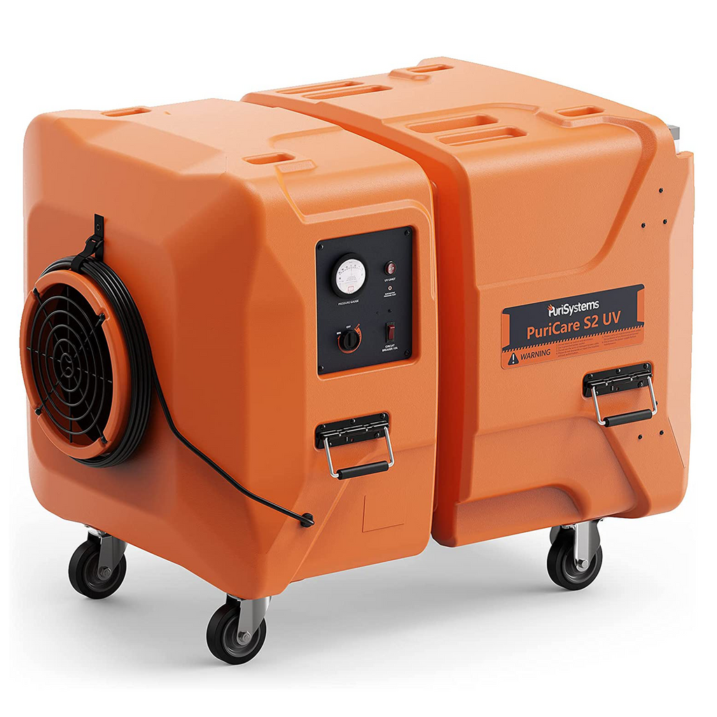 Purisystems PuriCare S2 UV Air Filtration System 2000 CFM, Commercial Thedryair