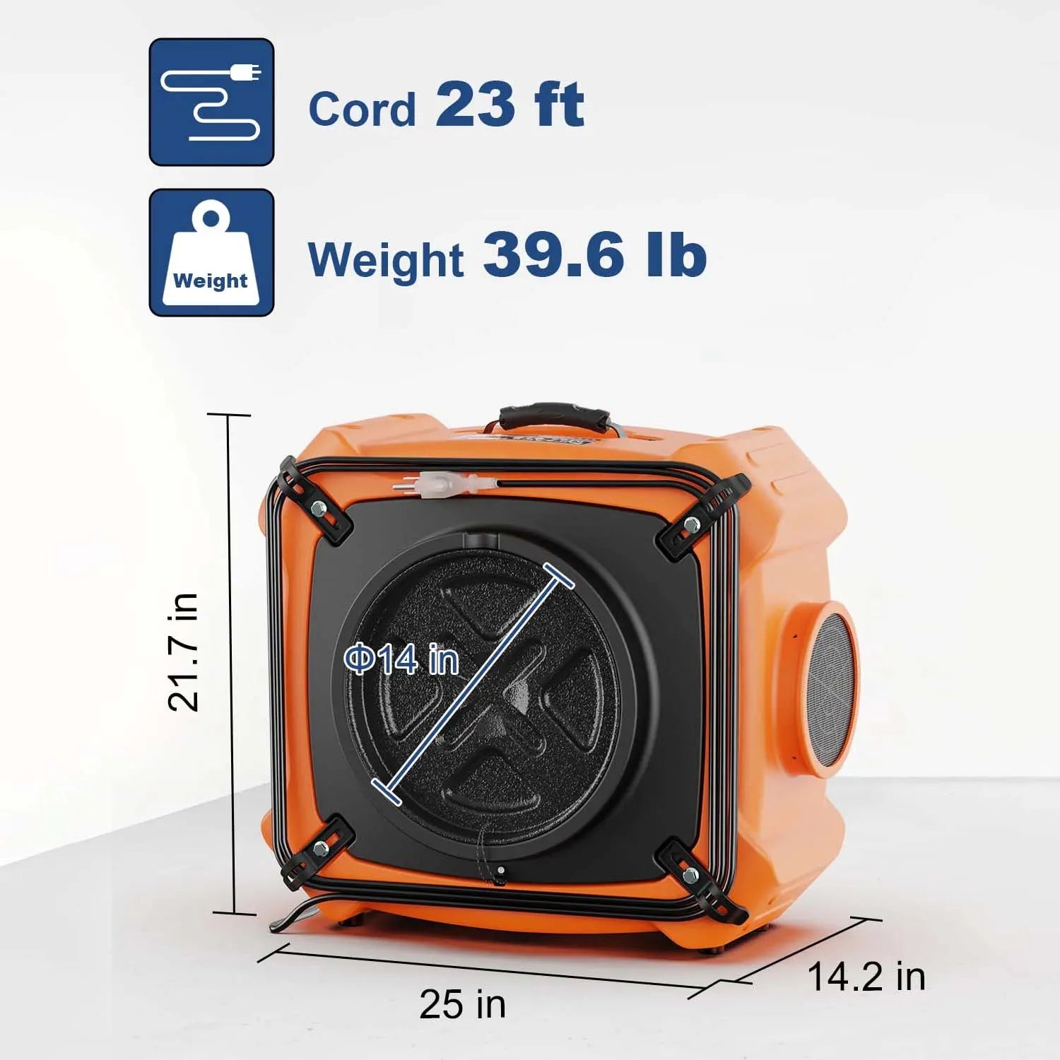 Alorair Water Damage Restoration Combo Pack, 4 X Storm SLGR 1250X WIFI Commercial Dehumidifier, 16 X Zeus 900 Air Mover, 1 X HEPA Max 970 Scrubber