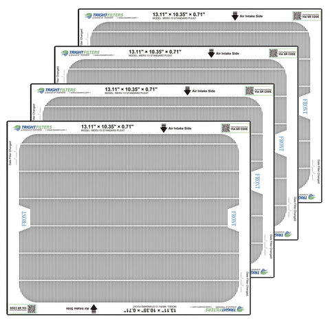 AlorAir 4 Pack MERV-13 Air Filter for Purecare 780S Air Filtration System