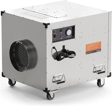 HEPA Pro UVIG Commercial Air Scrubber 3 stage filtration system, Stainless Steel UV-C Light | Alorair