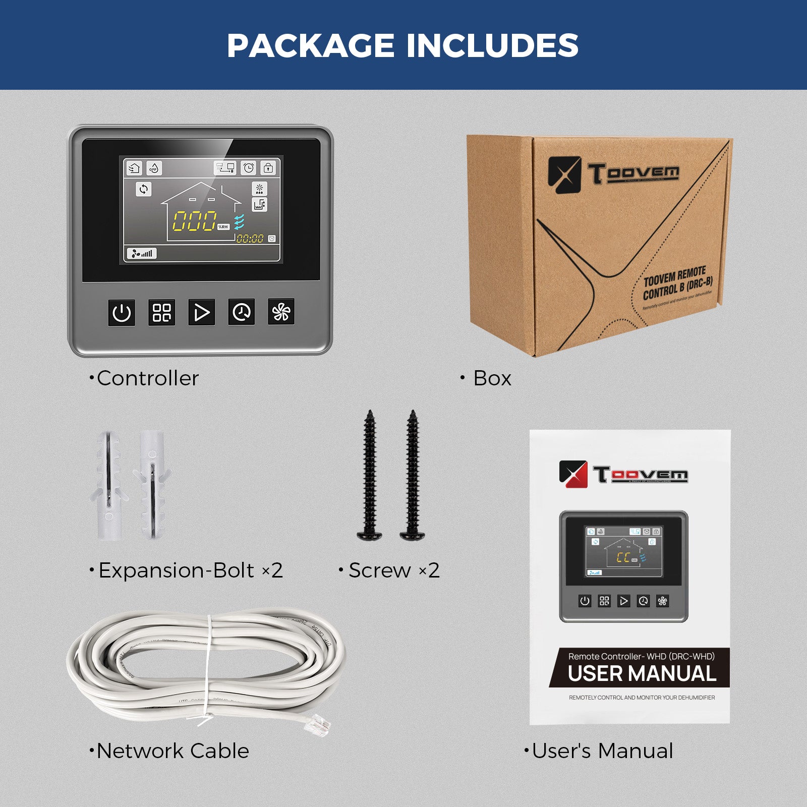 Dehumidifier Remote Controller for Digital Humidity, Temperature | Sentinel WHD 150