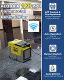 Alorair® Commercial Mold Prevention Combo Pack, 1 x Dehumidifier, 4 x Air Mover and 1 x Scrubber | Storm SLGR 850X Wi-Fi & Zeus 900 & CleanShield HEPA 550