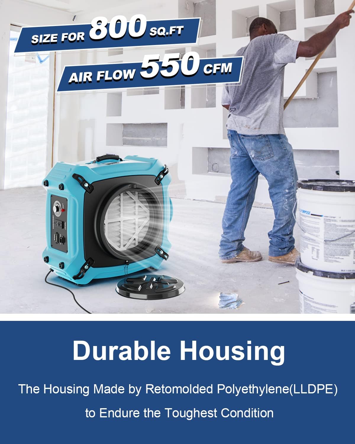 Alorair® Air Solution Combo Pack, 1 x Air Mover and 1 x Scrubber | Zeus Extreme & Max/Pro 870