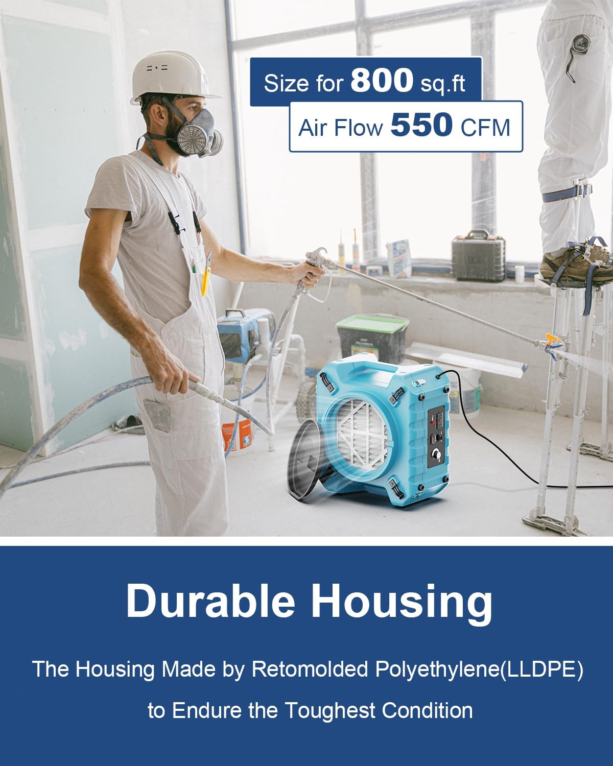 Alorair® Air Solution Combo Pack, 1 x Air Mover and 1 x Scrubber | Zeus Extreme & Max/Pro 870