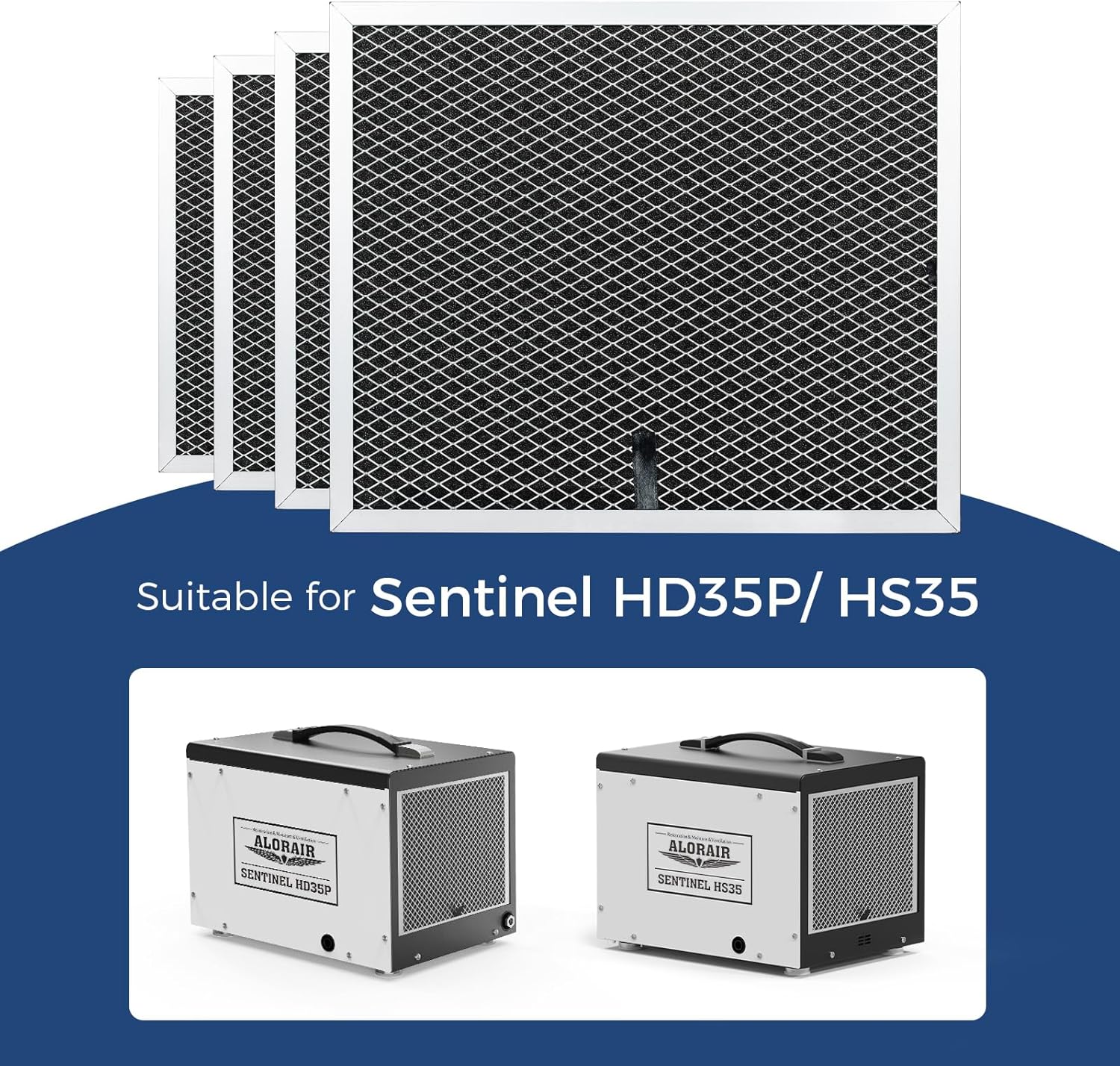 AlorAir Sentinel HD35P MERV-1 TrightFilters (4-Pack) - Thumbnail 3